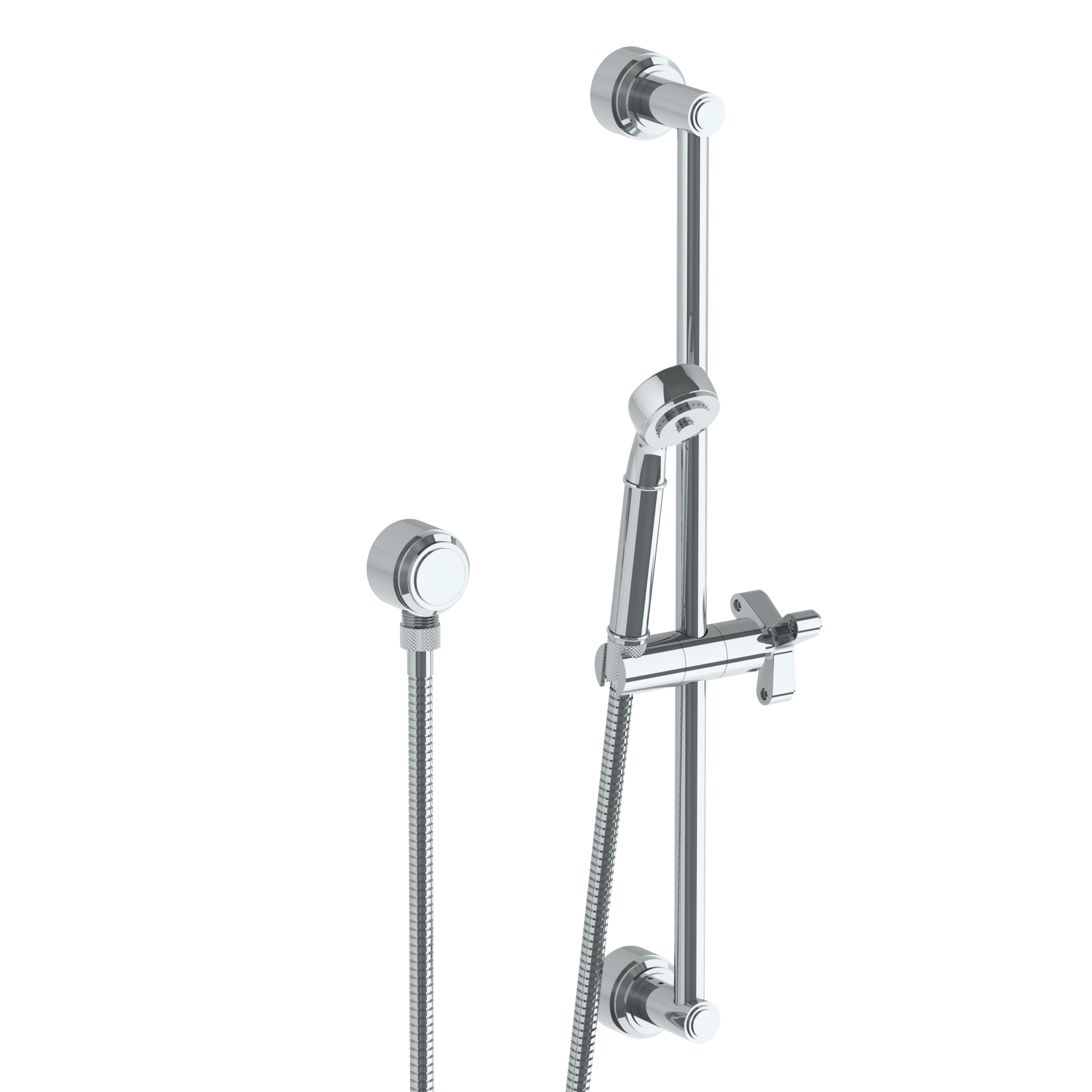 Positioning Bar Shower Kit With Hand Shower And 69" Hose