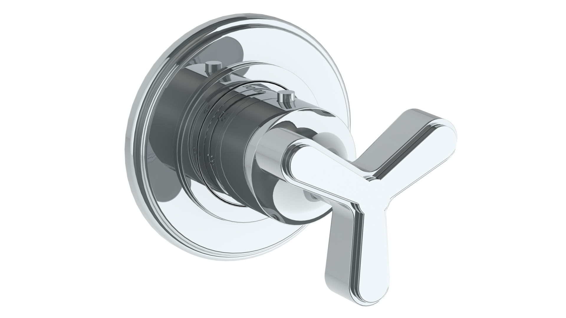 Wall Mounted Mini Thermostatic Shower Trim, 3 1/2" Dia.