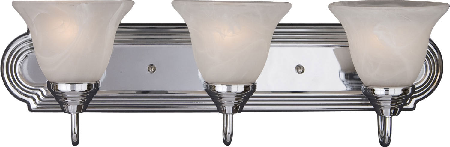 Essentials - 801x Three Light Bath Vanity in Multiple Finishes