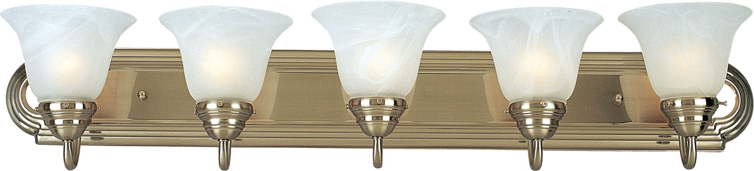 Essentials - 801x Five Light Bath Vanity in Multiple Finishes