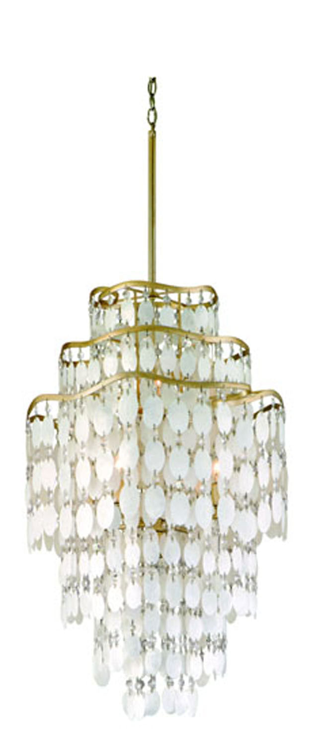 Corbett Lighting - 109-47 - Seven Light Chandelier - Dolce - Champagne Leaf