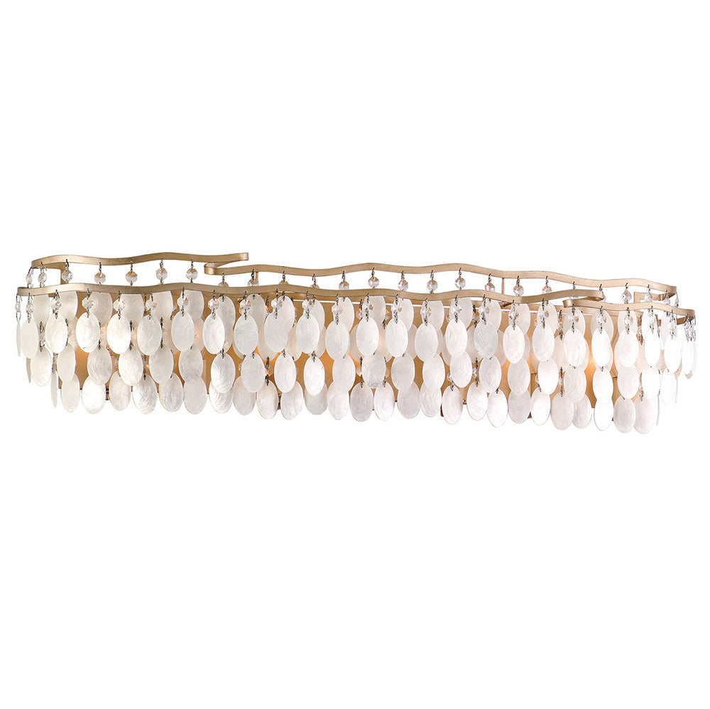 Corbett Lighting - 109-67-CPL - Seven Light Bath And Vanity - Dolce - Champagne Leaf