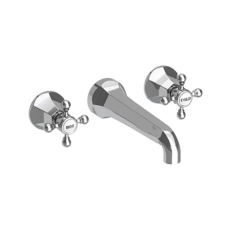 Wall Mount Lavatory Faucet in Multiple Finishes