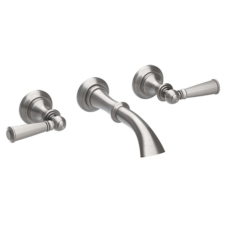 Wall Mount Lavatory Faucet in Multiple Finishes