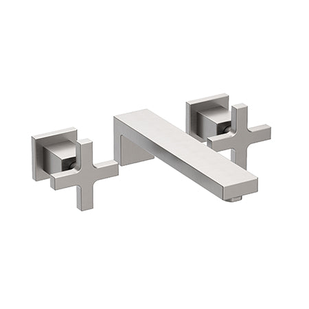 Wall Mount Lavatory Faucet in Multiple Finishes