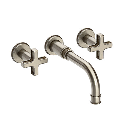 Wall Mount Lavatory Faucet in Multiple Finishes