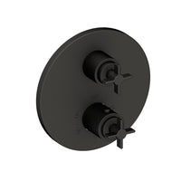 1/2" Round Thermostatic Trim Plate With Handles in Multiple Finishes - Maison&Co.