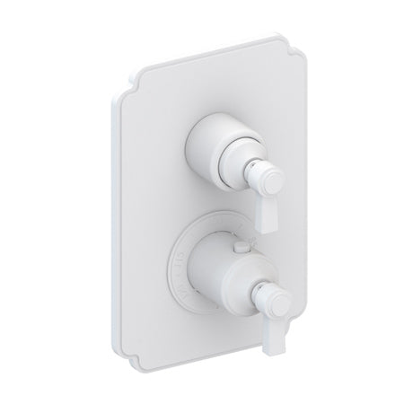 1/2" Square Thermostatic Trim Plate With Handle in Multiple Finishes