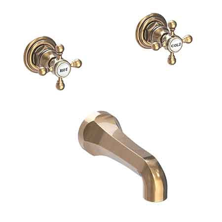 Wall Mount Tub Faucet in Multiple Finishes