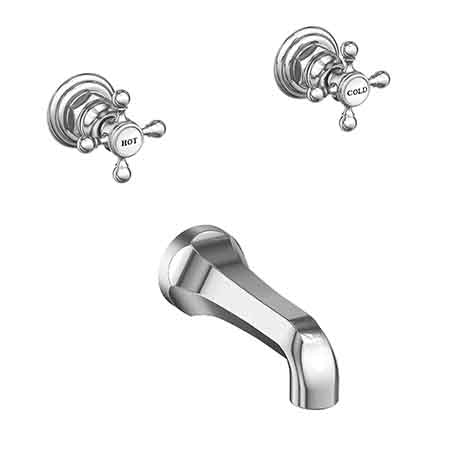 Wall Mount Tub Faucet in Multiple Finishes