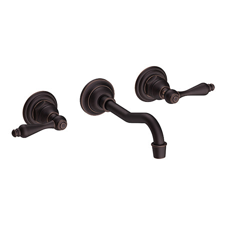 Wall Mount Lavatory Faucet in Multiple Finishes