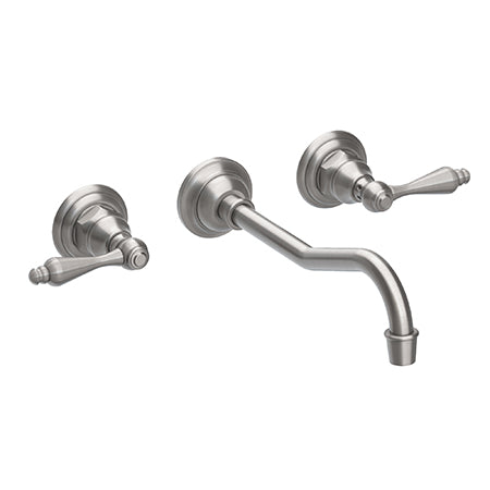 Wall Mount Lavatory Faucet in Multiple Finishes