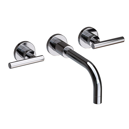 Wall Mount Lavatory Faucet in Multiple Finishes