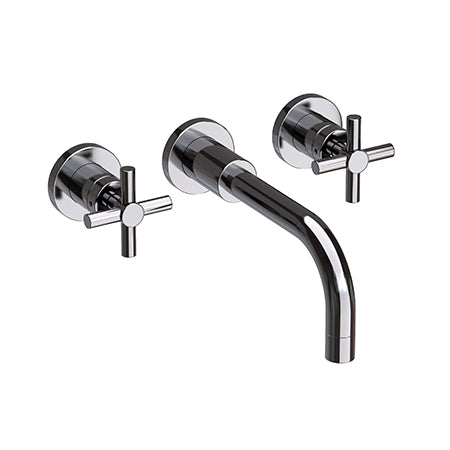 Wall Mount Lavatory Faucet in Multiple Finishes