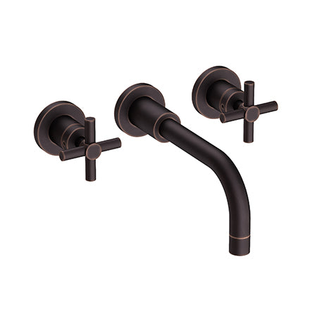 Wall Mount Lavatory Faucet in Multiple Finishes