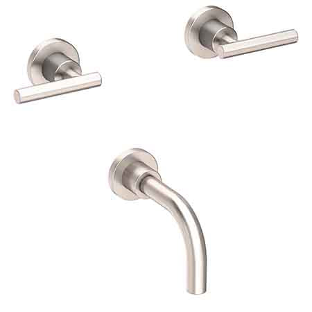 Wall Mount Tub Faucet in Multiple Finishes