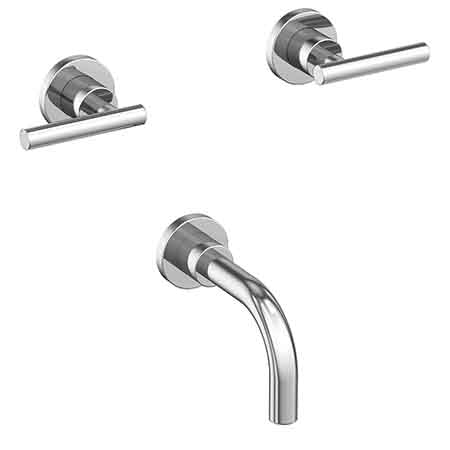 Wall Mount Tub Faucet in Multiple Finishes