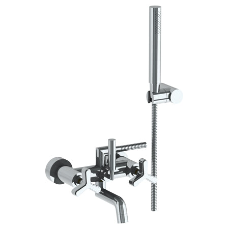 Wall Mounted Exposed Bath Set With Hand Shower