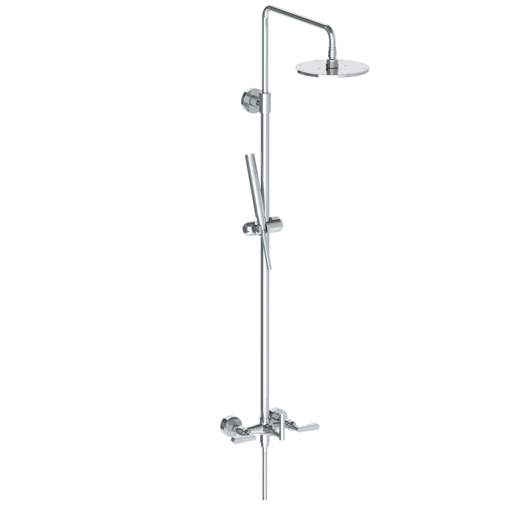 Wall Mounted Exposed Shower With Hand Shower