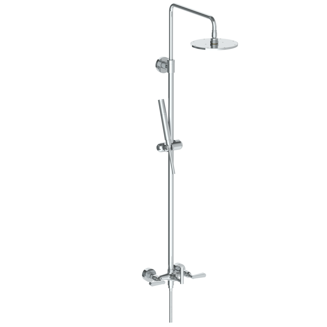 Wall Mounted Exposed Shower With Hand Shower