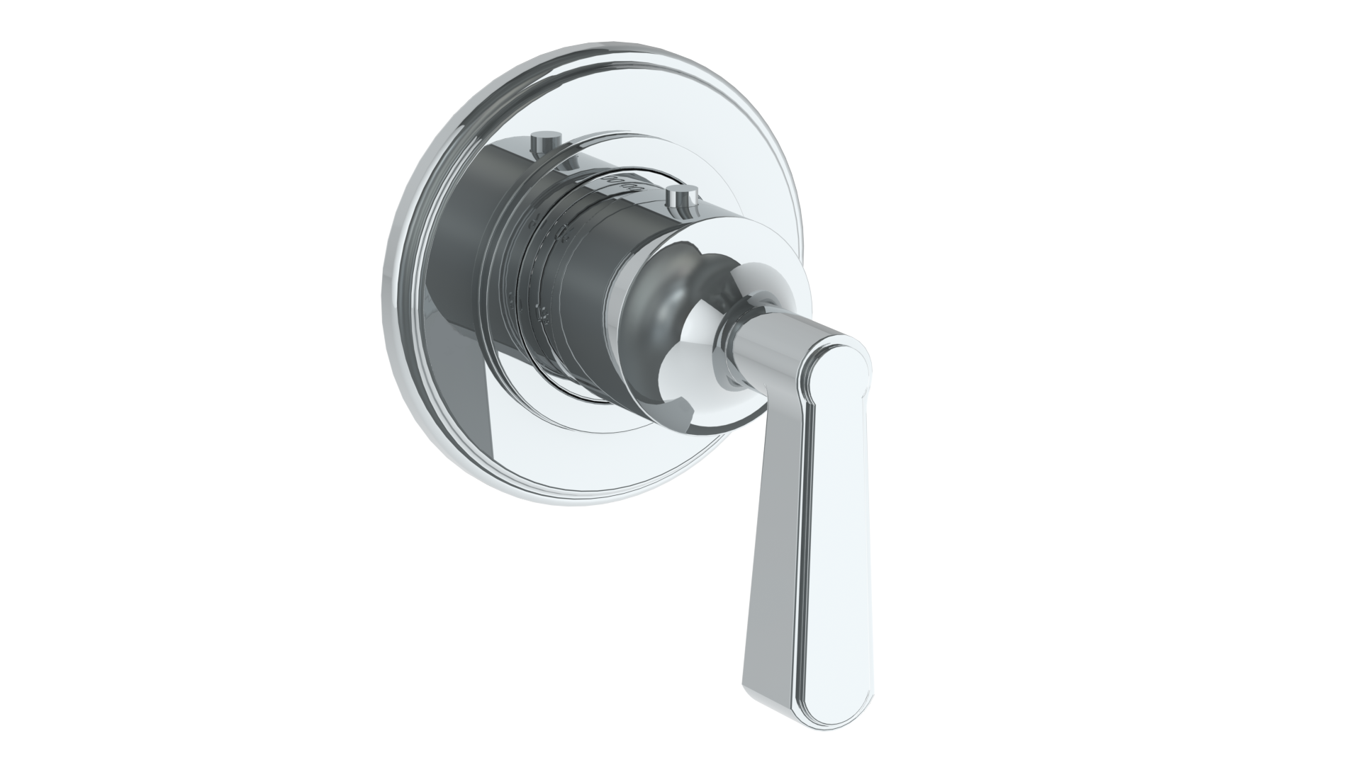 Wall Mounted Mini Thermostatic Shower Trim, 3 1/2" Dia.