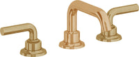 California Faucets - 3002ZBF-BBU - 8" Widespread Lavatory Faucet with Completely Finished ZeroDrain - Burnished Brass Uncoated - Descanso