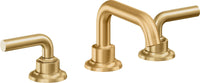 California Faucets - 3002ZBF-LSG - 8" Widespread Lavatory Faucet with Completely Finished ZeroDrain - Lifetime Satin Gold (PVD) - Descanso