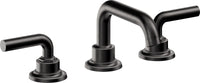 California Faucets - 3002ZB-MBLK - 8" Widespread Lavatory Faucet with ZeroDrain - Matte Black - Descanso