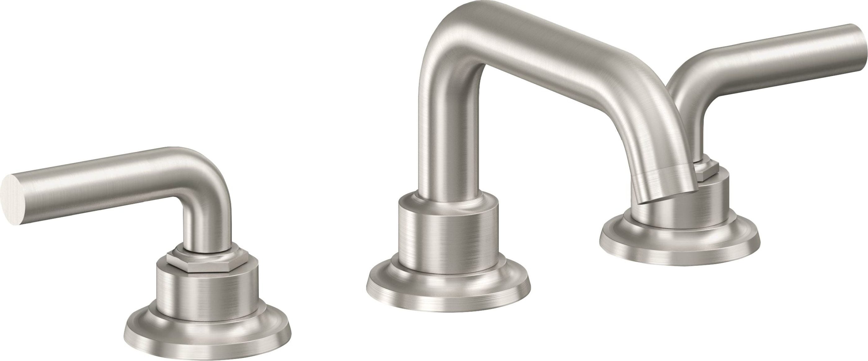 California Faucets - 3002ZB-USS - 8" Widespread Lavatory Faucet with ZeroDrain - Ultra Stainless Steel (PVD) - Descanso