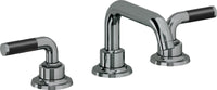 California Faucets - 3002F-BLKN - 8" Widespread Lavatory Faucet - Black Nickel (PVD) - Descanso