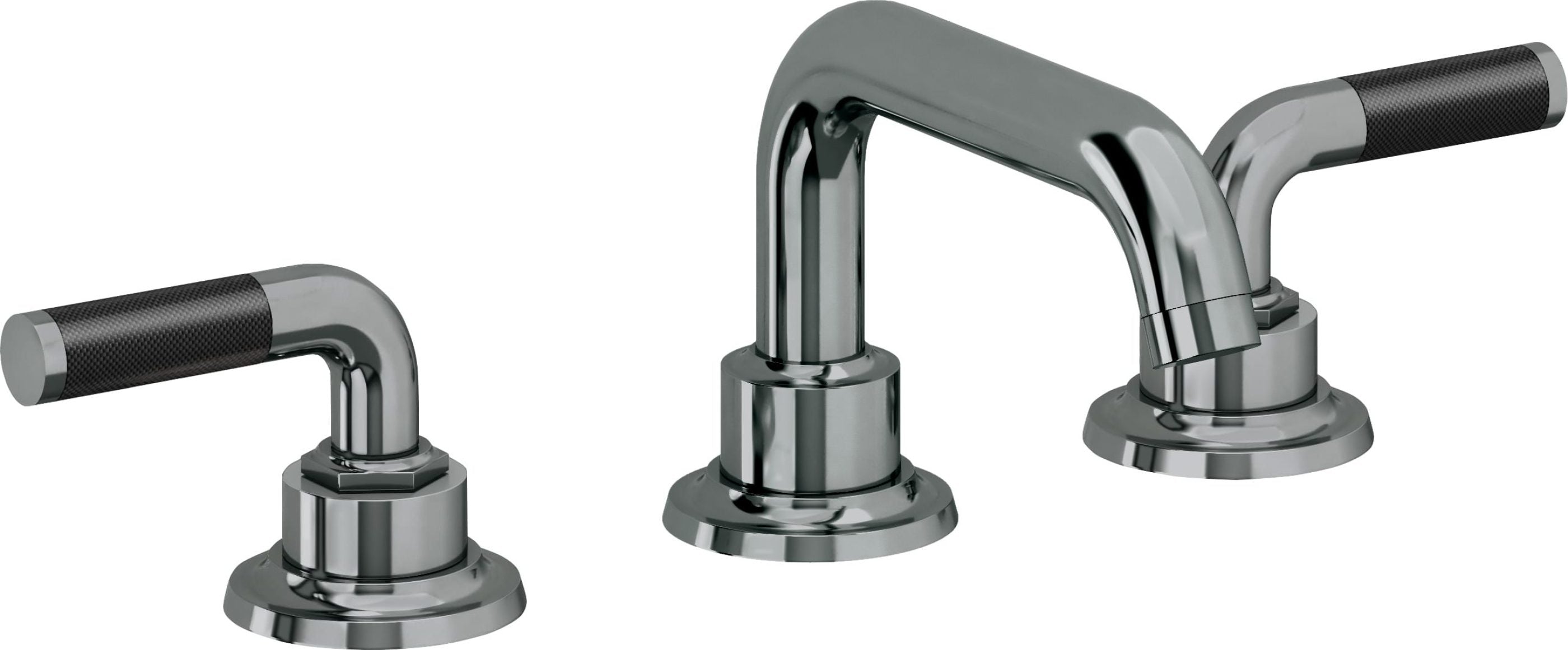 California Faucets - 3002FZB-BLKN - 8" Widespread Lavatory Faucet with ZeroDrain - Black Nickel (PVD) - Descanso