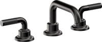 California Faucets - 3002FZBF-MBLK - 8" Widespread Lavatory Faucet with Completely Finished ZeroDrain - Matte Black - Descanso