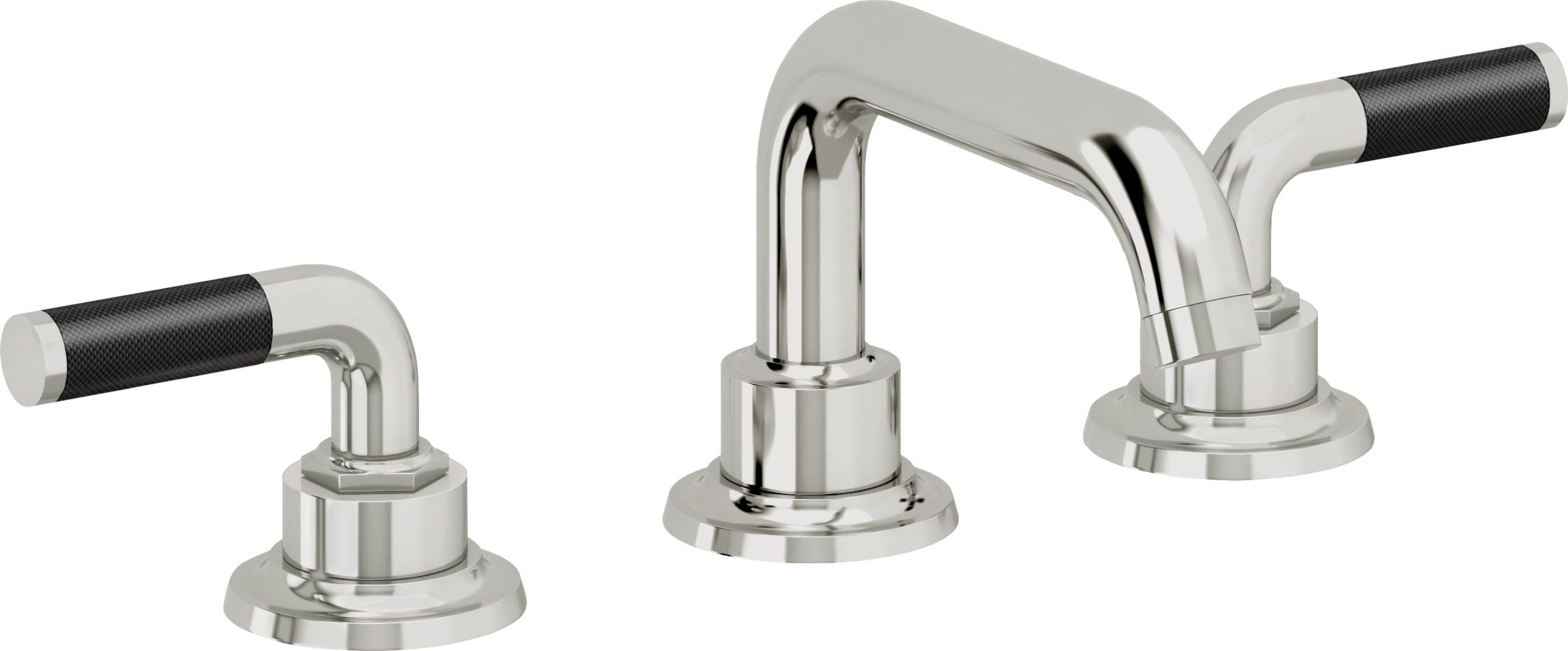 California Faucets - 3002FZBF-PC - 8" Widespread Lavatory Faucet with Completely Finished ZeroDrain - Polished Chrome - Descanso