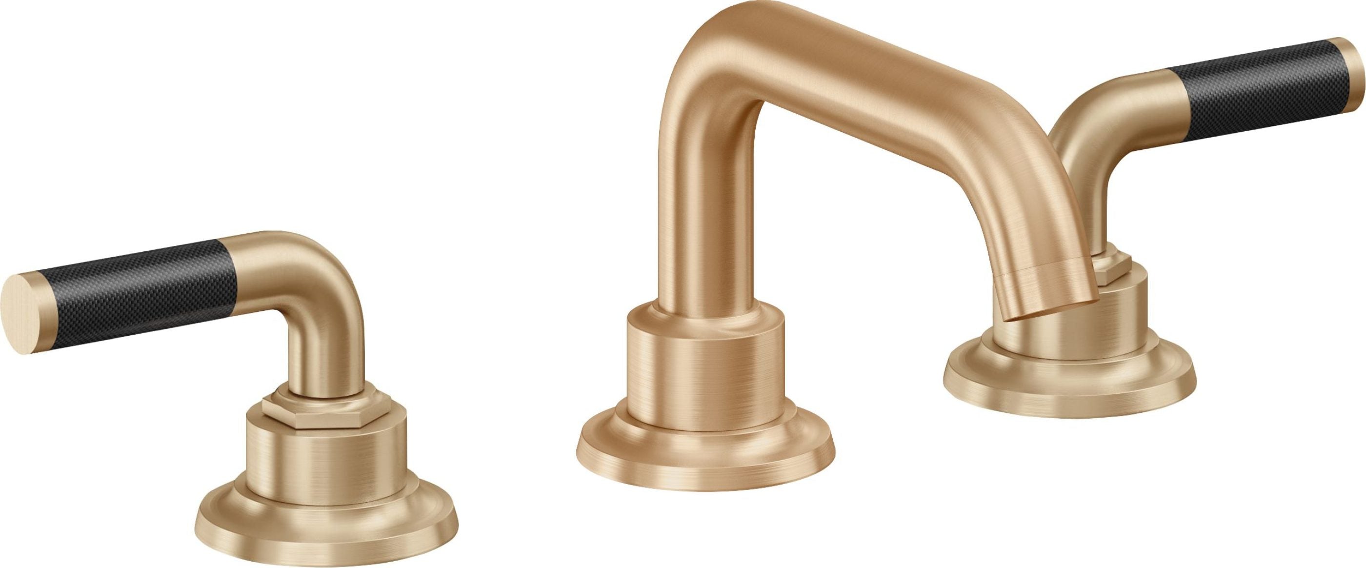 California Faucets - 3002F-SBZ - 8" Widespread Lavatory Faucet - Satin Bronze (PVD) - Descanso