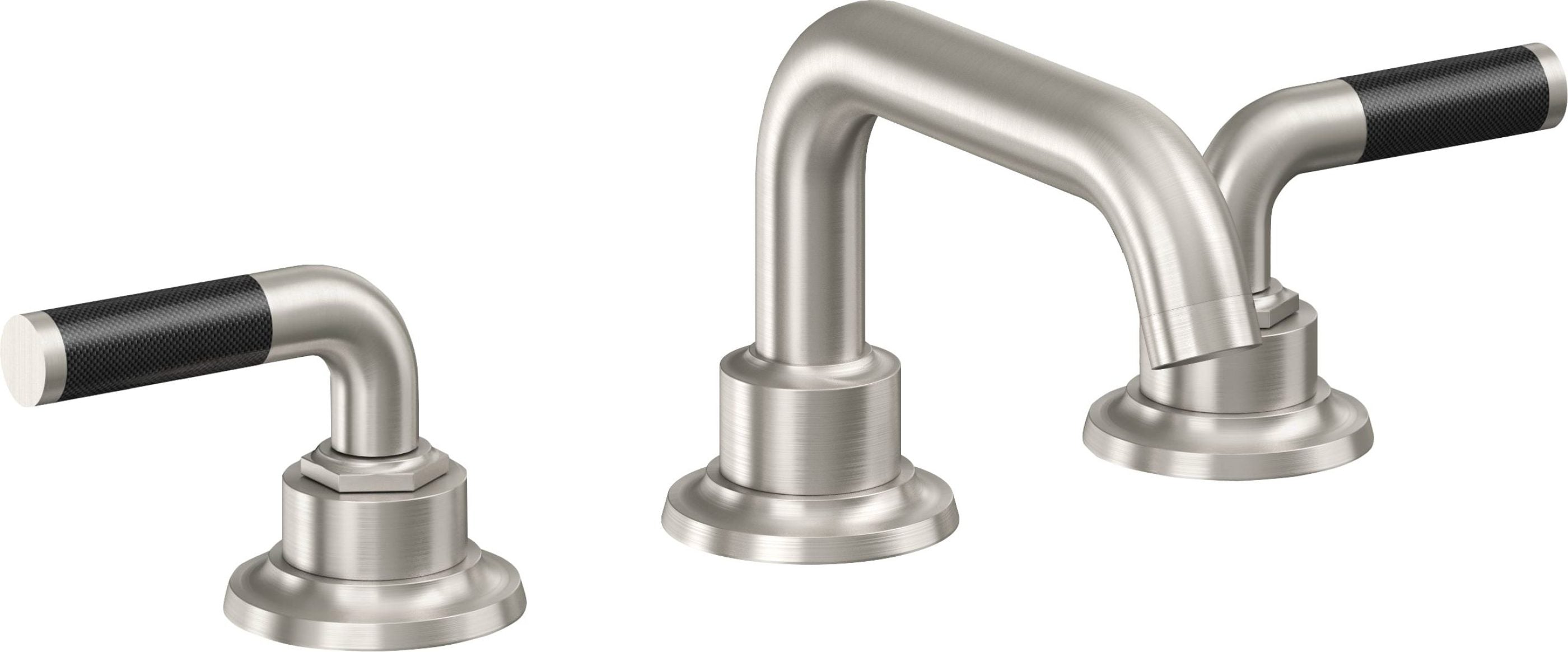 California Faucets - 3002FZBF-USS - 8" Widespread Lavatory Faucet with Completely Finished ZeroDrain - Ultra Stainless Steel (PVD) - Descanso