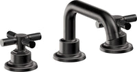 California Faucets - 3002XFZBF-MBLK - 8" Widespread Lavatory Faucet with Completely Finished ZeroDrain - Matte Black - Descanso