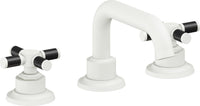 California Faucets - 3002XFZBF-MWHT - 8" Widespread Lavatory Faucet with Completely Finished ZeroDrain - Matte White - Descanso