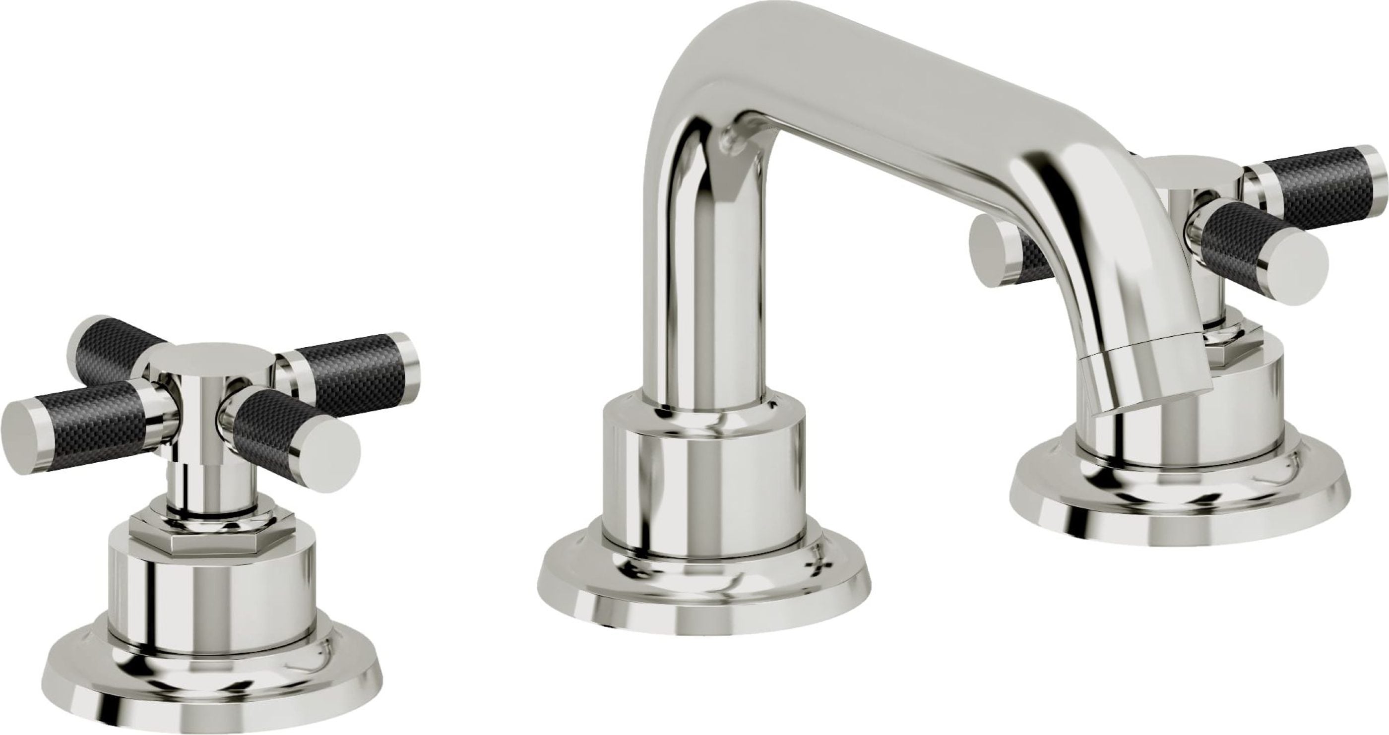 California Faucets - 3002XFZBF-PC - 8" Widespread Lavatory Faucet with Completely Finished ZeroDrain - Polished Chrome - Descanso