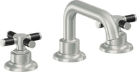 California Faucets - 3002XFZBF-SC - 8" Widespread Lavatory Faucet with Completely Finished ZeroDrain - Satin Chrome (PVD) - Descanso