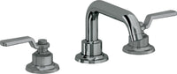 California Faucets - 8002ZBF-BLKN - 8" Widespread Lavatory Faucet with Completely Finished ZeroDrain - Black Nickel (PVD) - Descanso Works