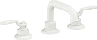 California Faucets - 8002ZBF-MWHT - 8" Widespread Lavatory Faucet with Completely Finished ZeroDrain - Matte White - Descanso Works