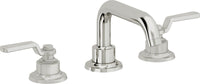 California Faucets - 8002ZB-PC - 8" Widespread Lavatory Faucet with ZeroDrain - Polished Chrome - Descanso Works