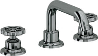 California Faucets - 8002WZB-BLKN - 8" Widespread Lavatory Faucet with ZeroDrain - Black Nickel (PVD) - Descanso Works