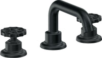 California Faucets - 8002WZB-CB - 8" Widespread Lavatory Faucet with ZeroDrain - Carbon (PVD) - Descanso Works