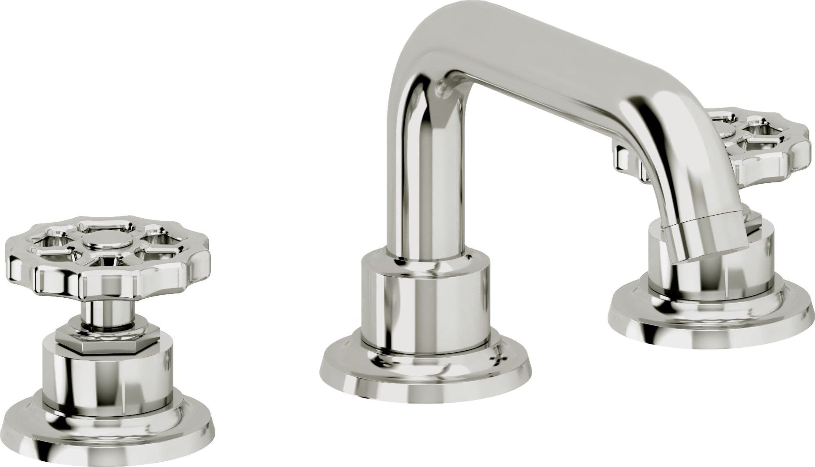 California Faucets - 8002W-PC - 8" Widespread Lavatory Faucet - Polished Chrome - Descanso Works