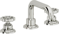 California Faucets - 8002WZB-PC - 8" Widespread Lavatory Faucet with ZeroDrain - Polished Chrome - Descanso Works