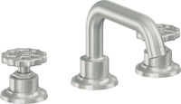 California Faucets - 8002W-SC - 8" Widespread Lavatory Faucet - Satin Chrome (PVD) - Descanso Works