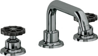 California Faucets - 8002WB-BLKN - 8" Widespread Lavatory Faucet - Black Nickel (PVD) - Descanso Works