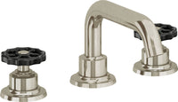 California Faucets - 8002WB-BNU - 8" Widespread Lavatory Faucet - Burnished Nickel Uncoated - Descanso Works