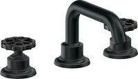 California Faucets - 8002WBZB-CB - 8" Widespread Lavatory Faucet with ZeroDrain - Carbon (PVD) - Descanso Works